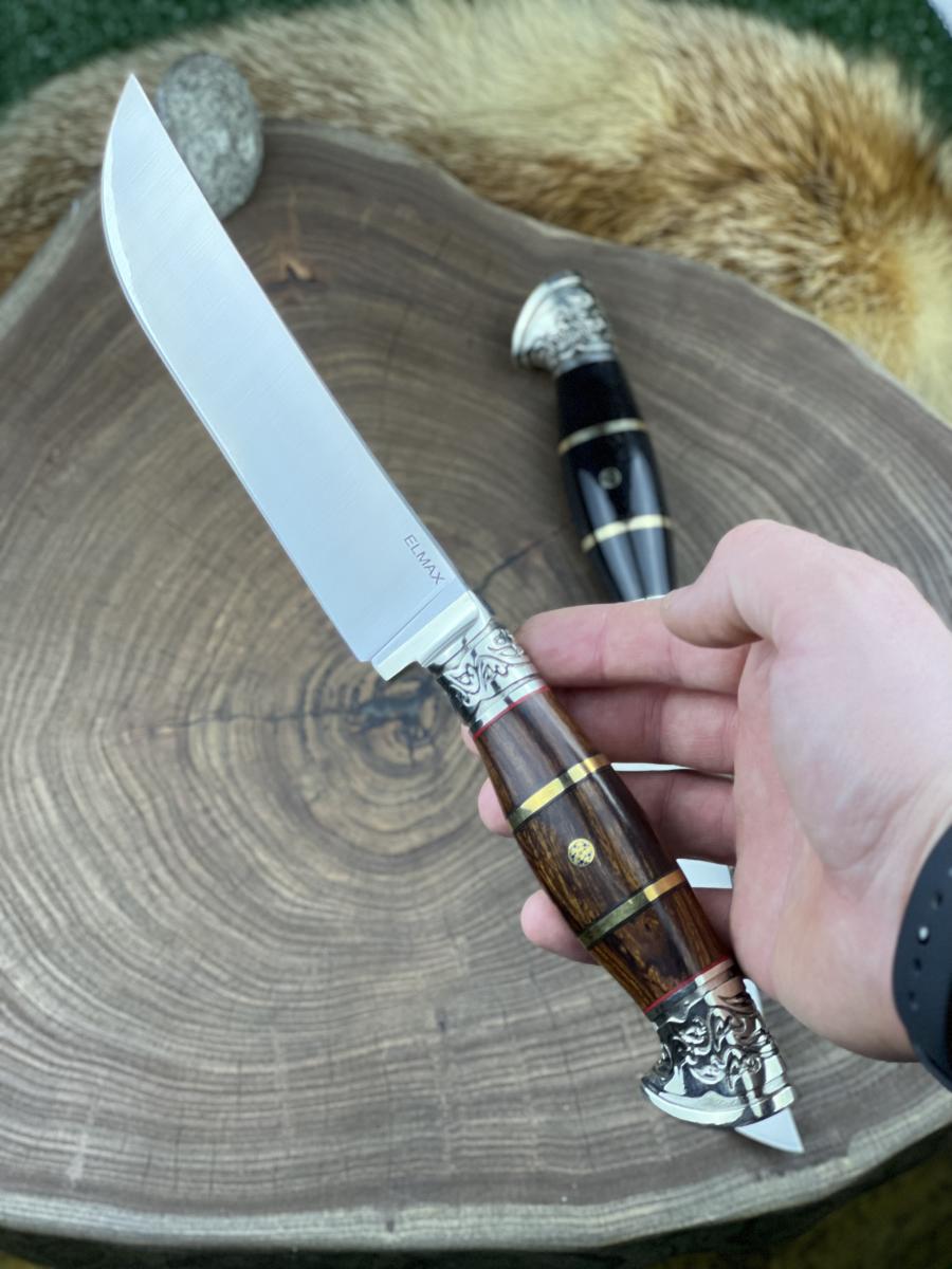 Авторский нож «Дардан» (коричневый, elmax)
