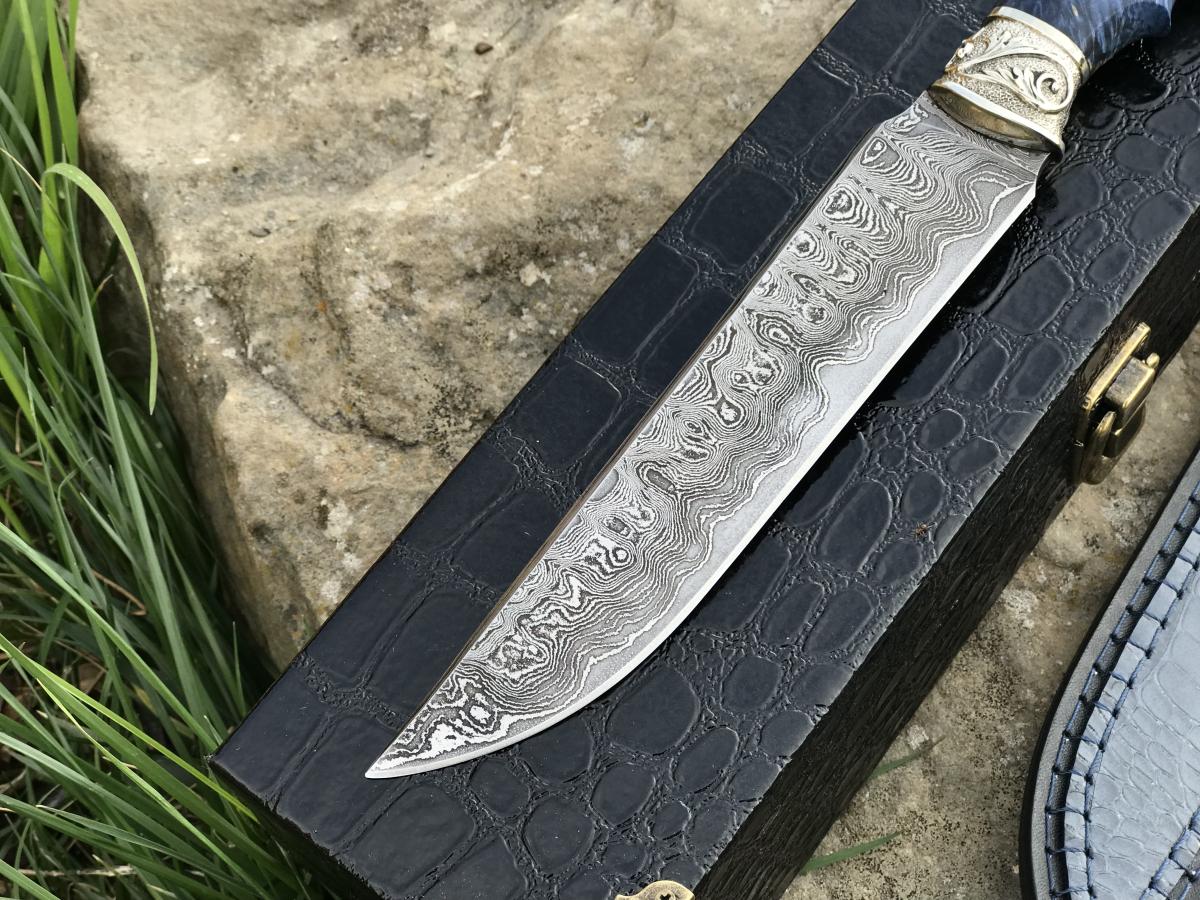 Авторский нож «Лавир» (дамаск)
