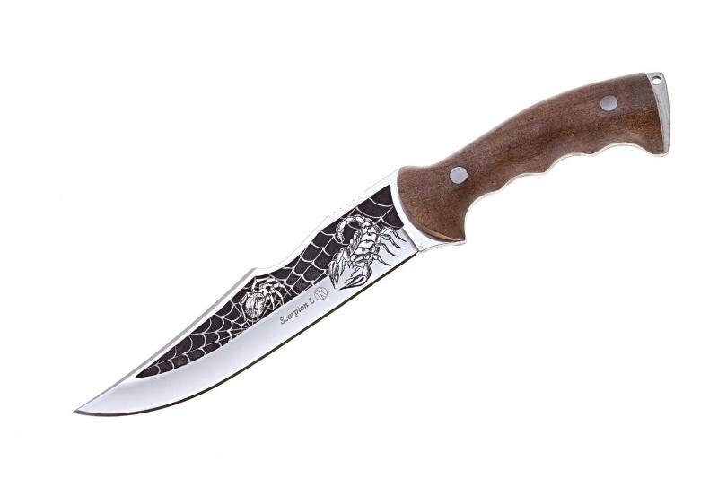 Охотничий нож «Скорпион Большой художественное оформление» (aus-8)