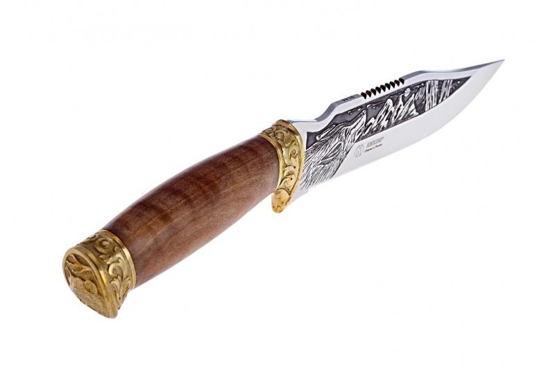 Охотничий нож «Тайга Малая латунь» 
