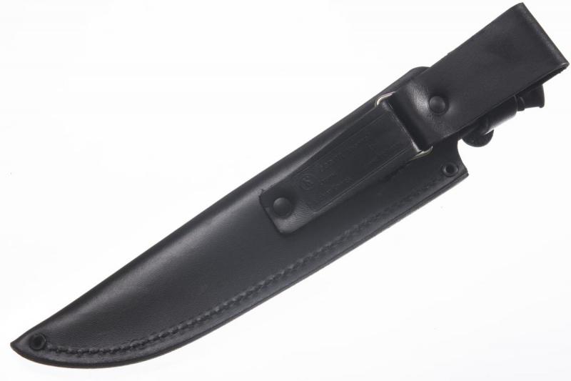 Разделочный нож «Стриж рукоять эластрон чёрный» 