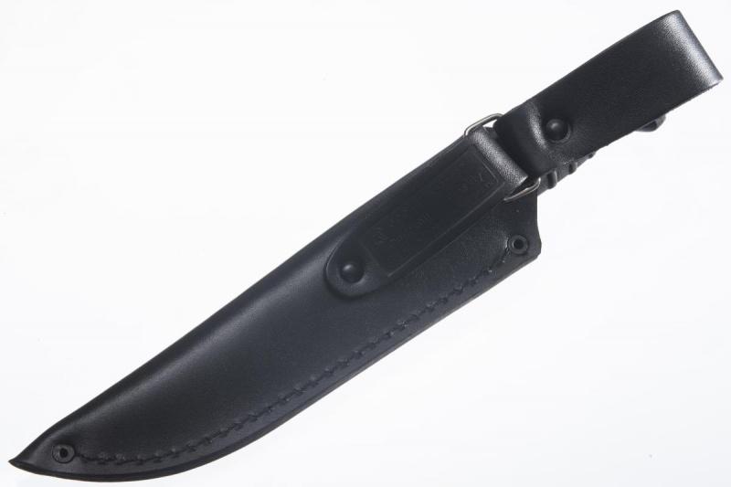 Разделочный нож «Финский рукоять эластрон чёрный» 