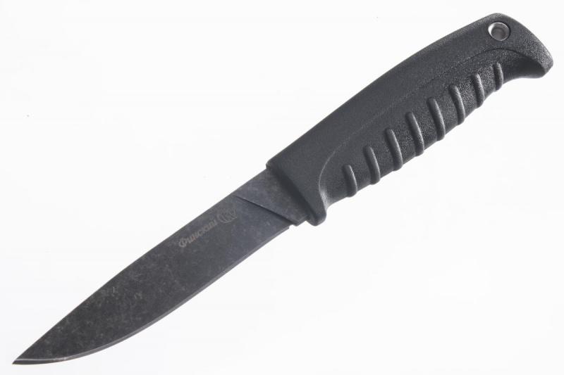 Разделочный нож «Финский сталь Х12МФ чёрный» 