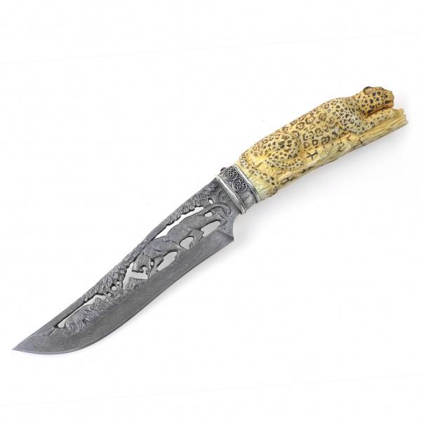 Авторский нож «Ягуар» (дамаск)