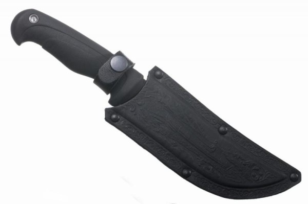 Разделочный нож «Рыбак-2 рукоять эластрон чёрный»