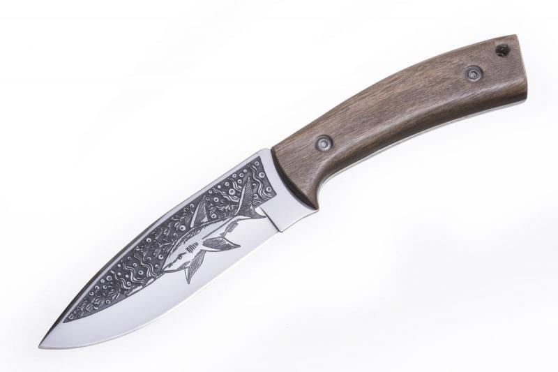 Разделочный нож «Акула-2 художественное оформление» 