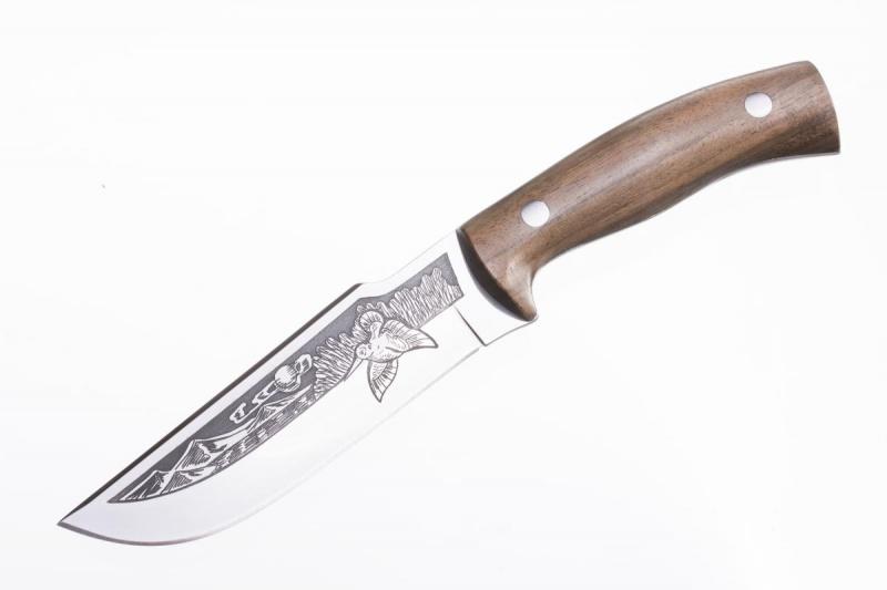 Разделочный нож «Бекас-2 художественное оформление» 