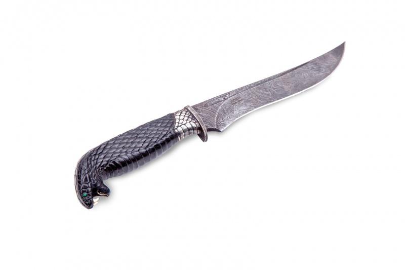 Авторский нож «Кобра» (дамаск)