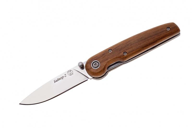 Складной нож «Нож складной Байкер-2 рукоять дерево»