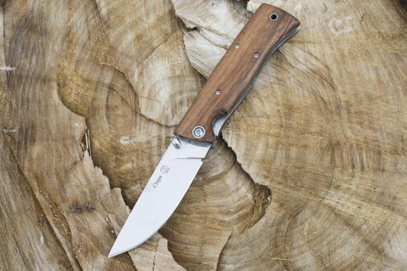 Складной нож «Нож складной Стерх рукоять дерево»