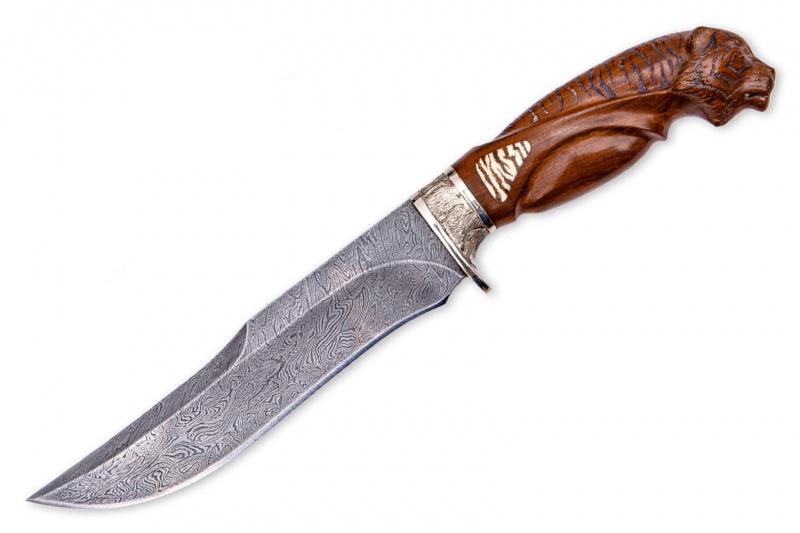Авторский нож «Тигр» (дамаск)
