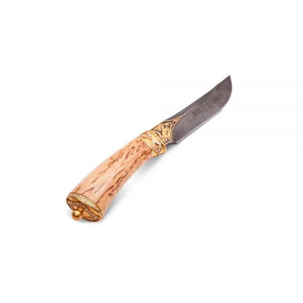 Авторский нож «Куница» (дамаск)