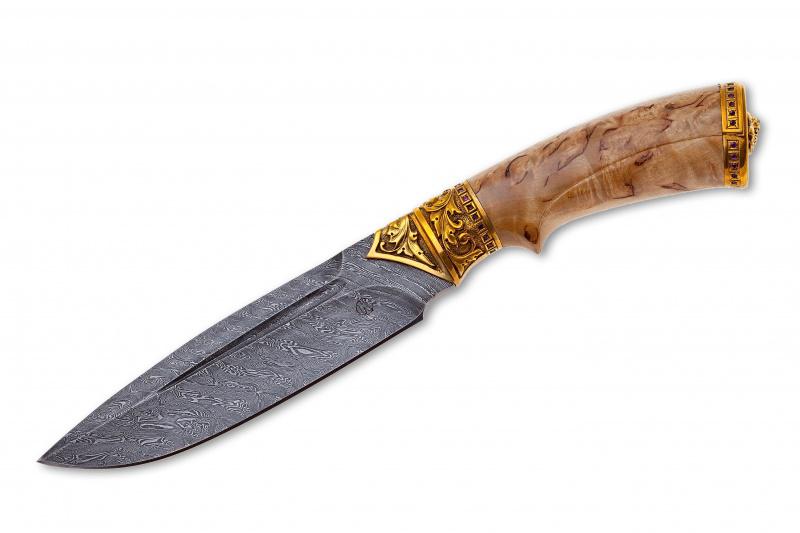 Авторский нож «Леопард» (дамаск)
