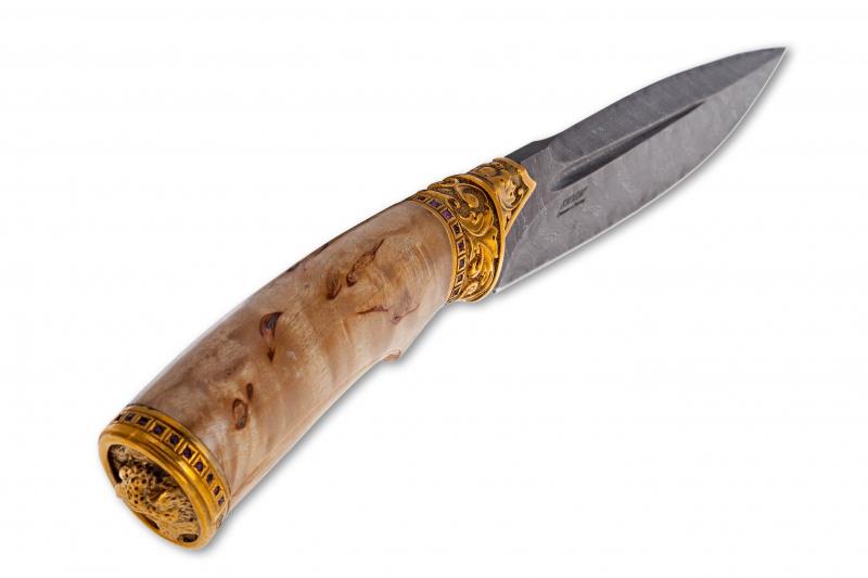 Авторский нож «Леопард» (дамаск)