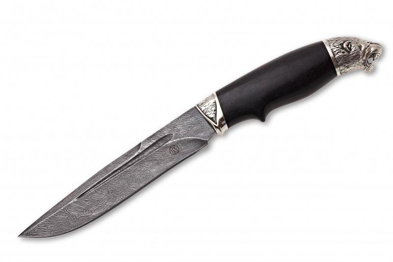 Авторский нож «Хищник» (дамаск)
