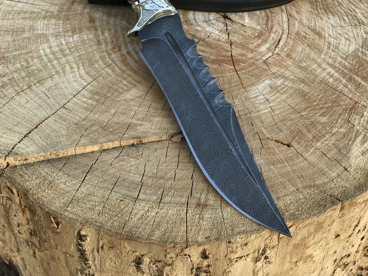 Авторский нож «Сокол» (черный)