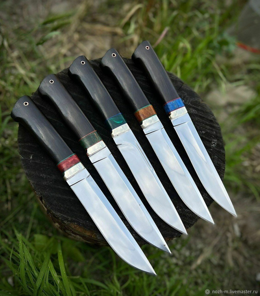 Авторский нож «Боец» (серебристый, 95х18)