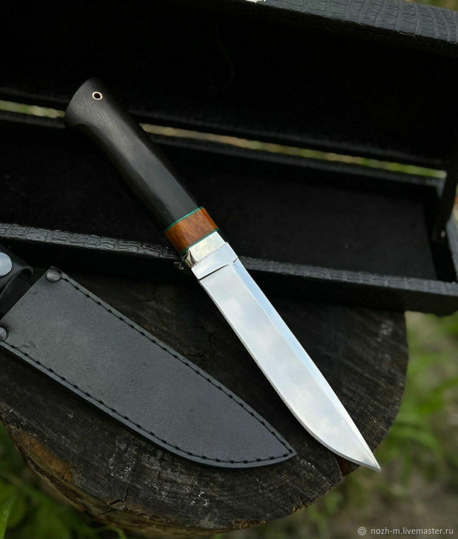 Авторский нож «Боец» (абрикосовый, 95х18)