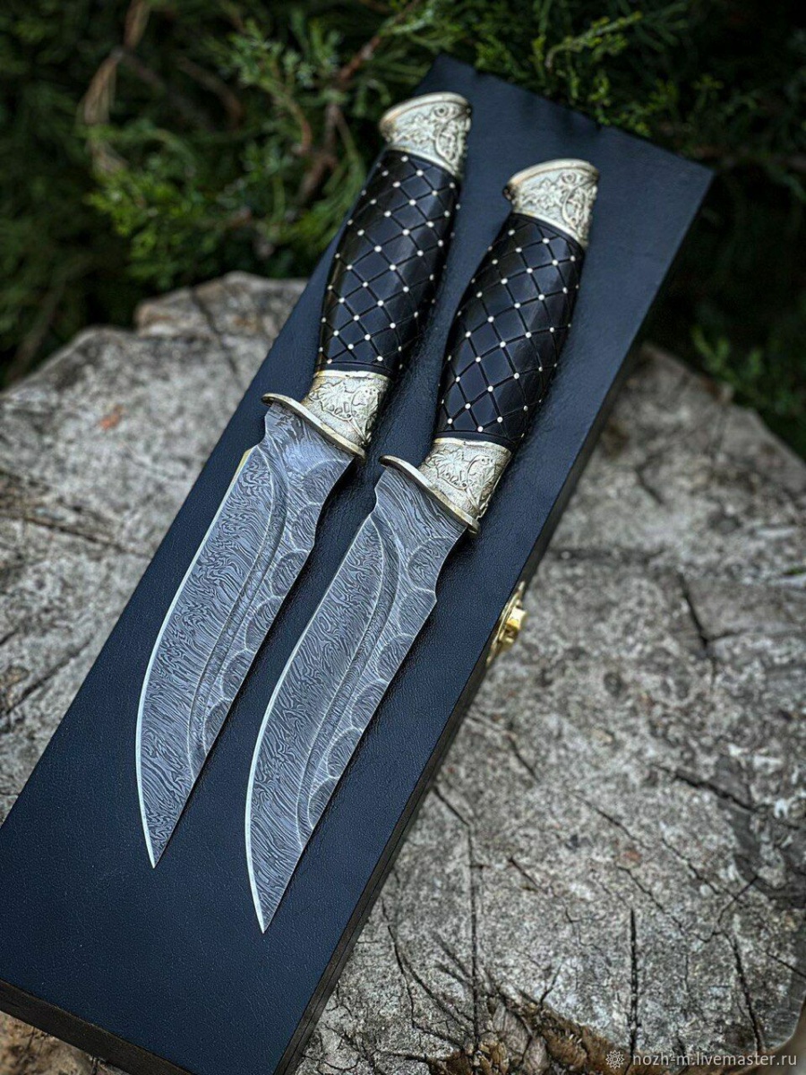 Авторский нож «Каменный» (дамаск)