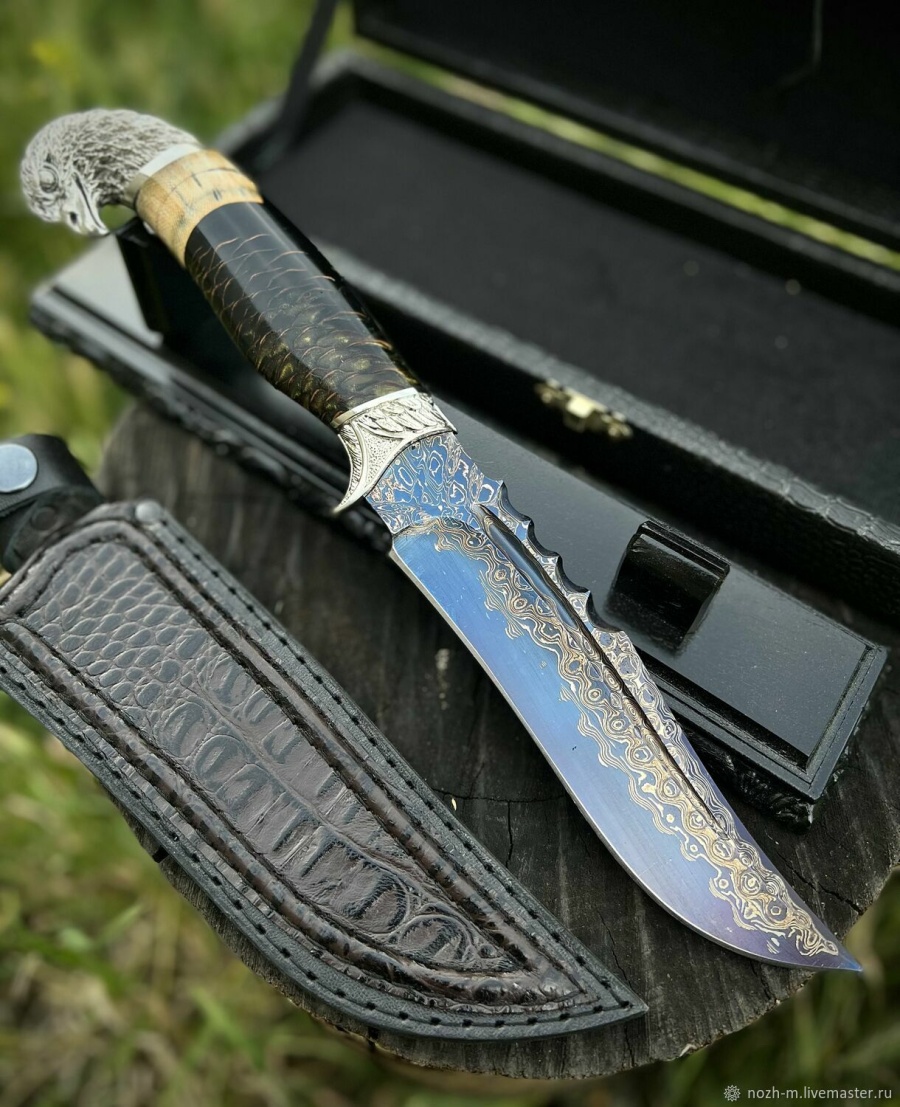 Авторский нож «Орел» (дамаск)