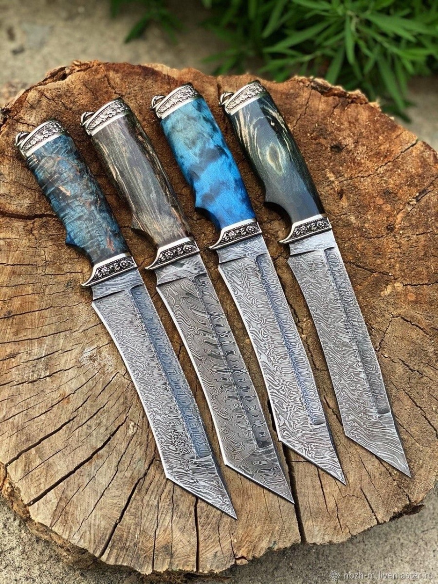 Авторский нож «Нож » (дамасская сталь )