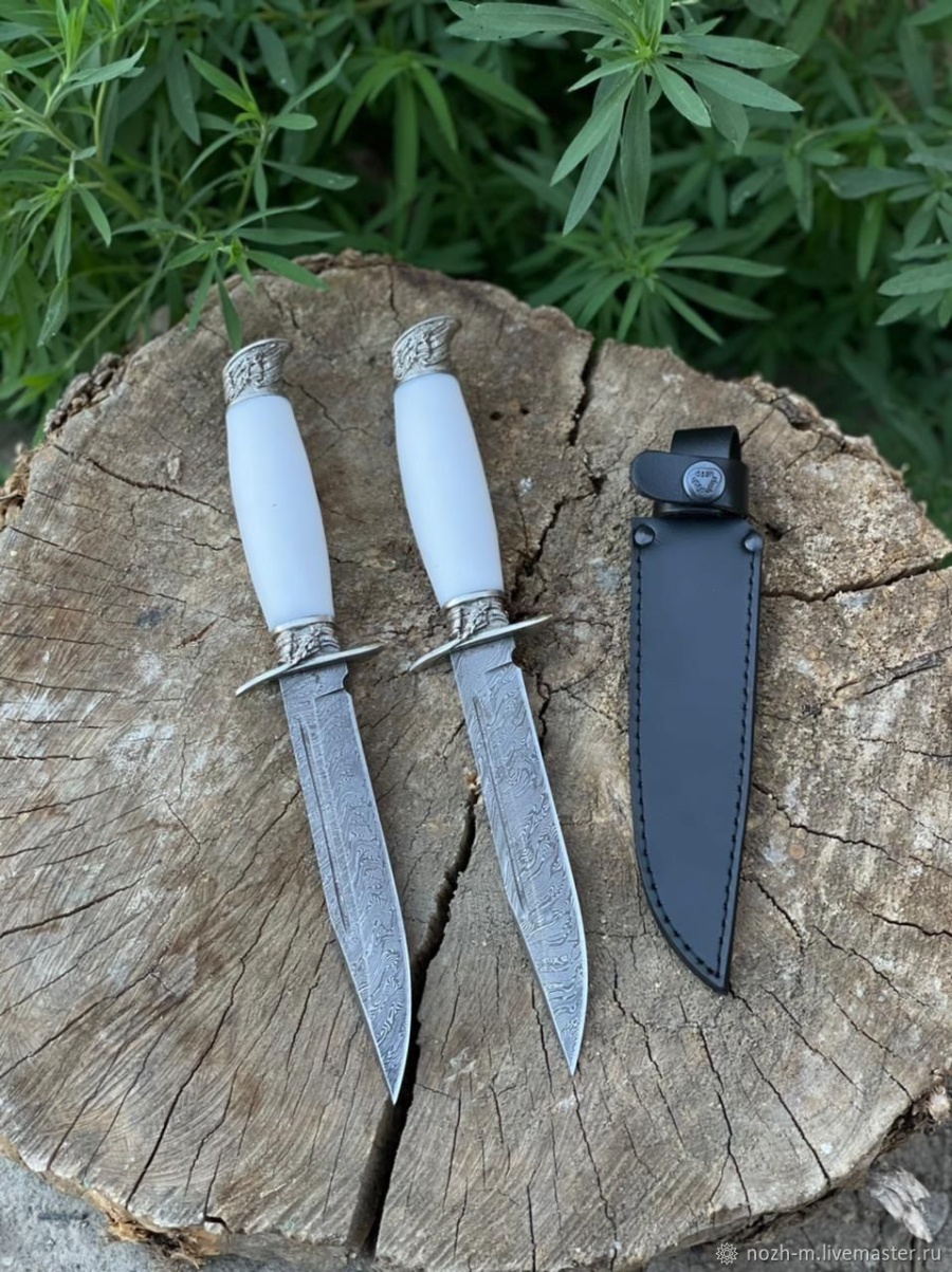 Нож финка НКВД (дамасская сталь)