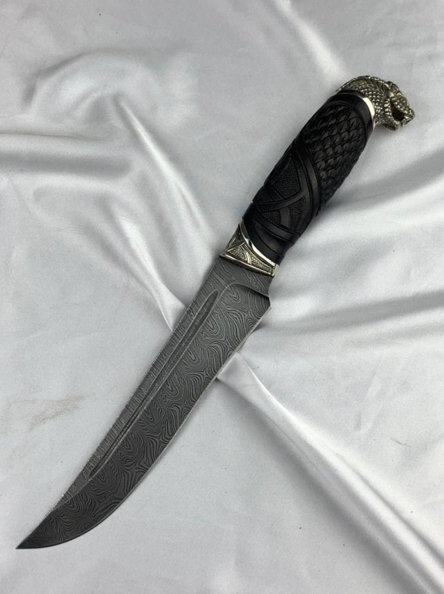Авторский нож «Кобра» (дамаск)