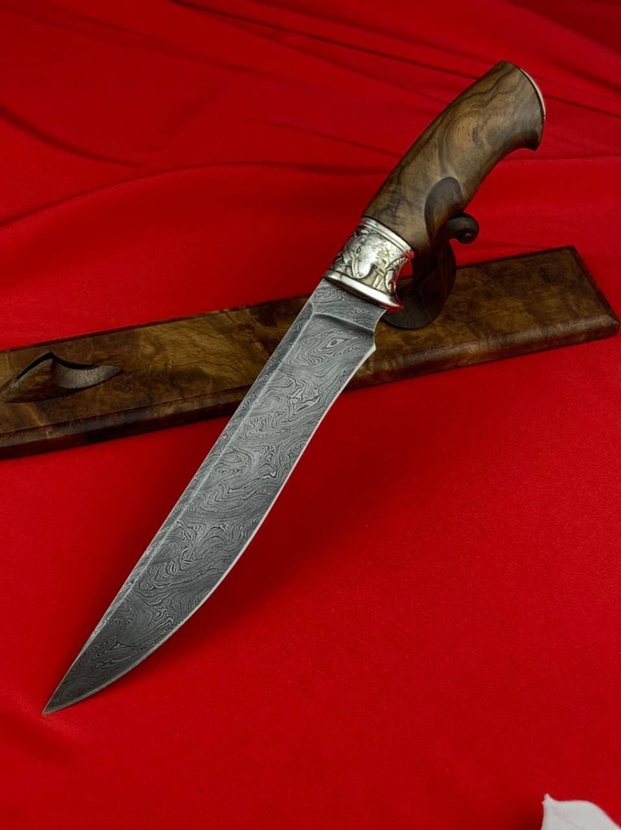 Авторский нож «Волк» (абрикосовый, 110х18)