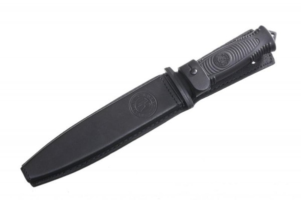Охотничий нож «Сталкер рукоять эластрон чёрный»
