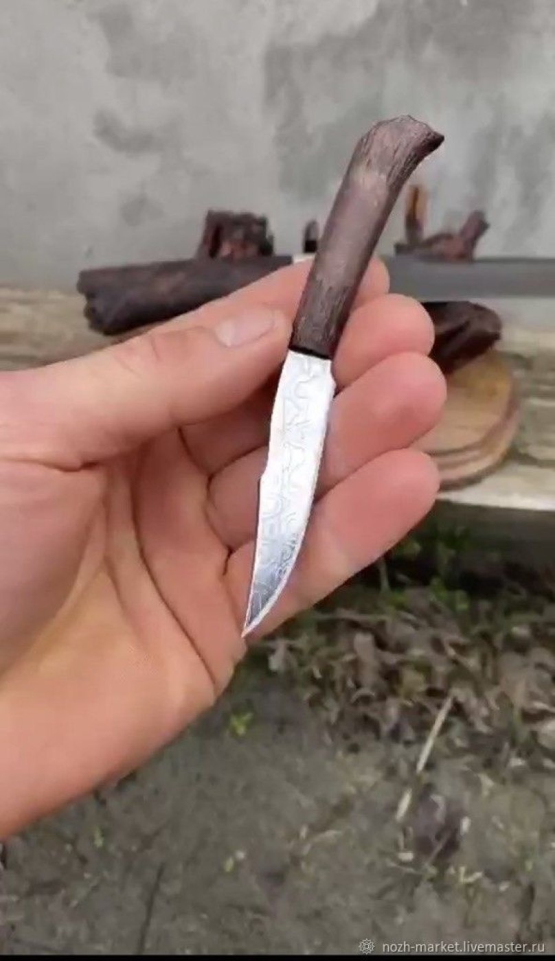 Авторский нож «Древо» (дамаск)