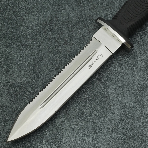 Охотничий нож «Комбат полированный сталь 95х18» (95х18)