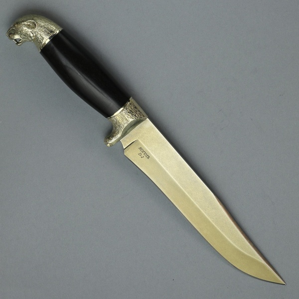 Охотничий нож «Коготь сталь D2 мельхиор»