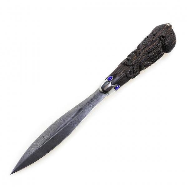 Авторский нож «Осьминог» (дамаск)